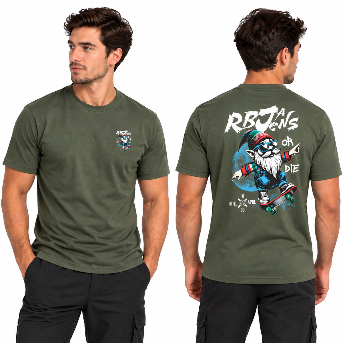 Active Man Printed T-Shirts