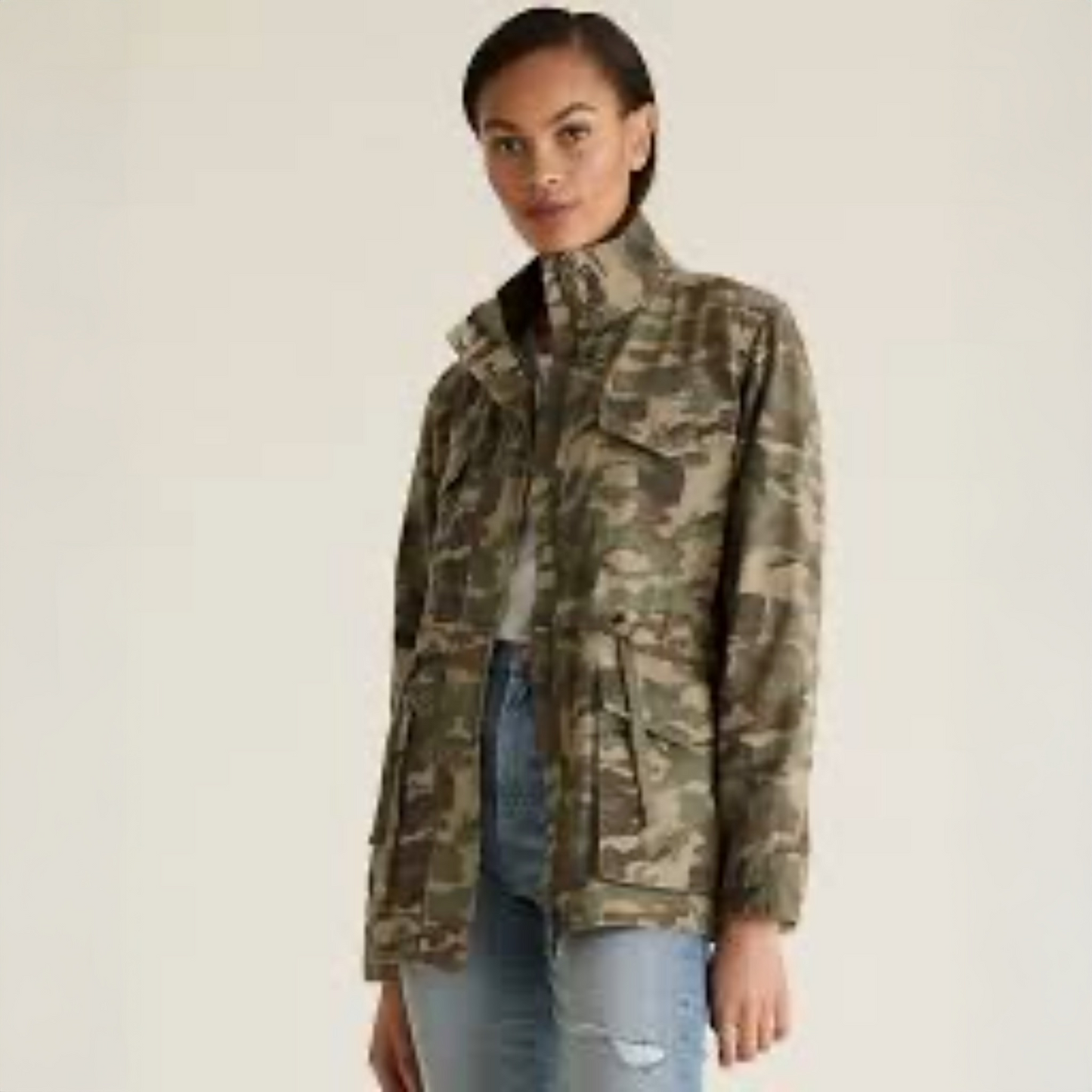 M&S Collection Camouflage Jacket