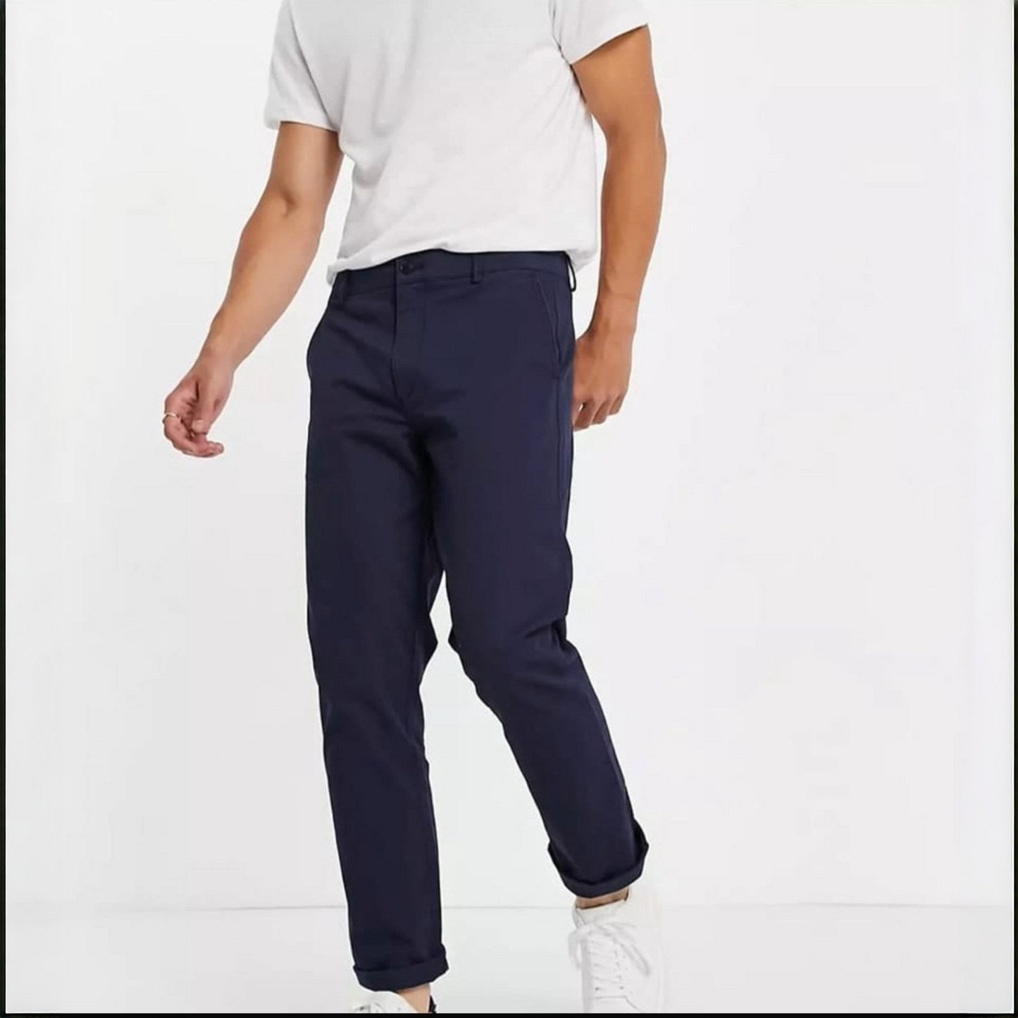 Topman Mens Chino - Navy