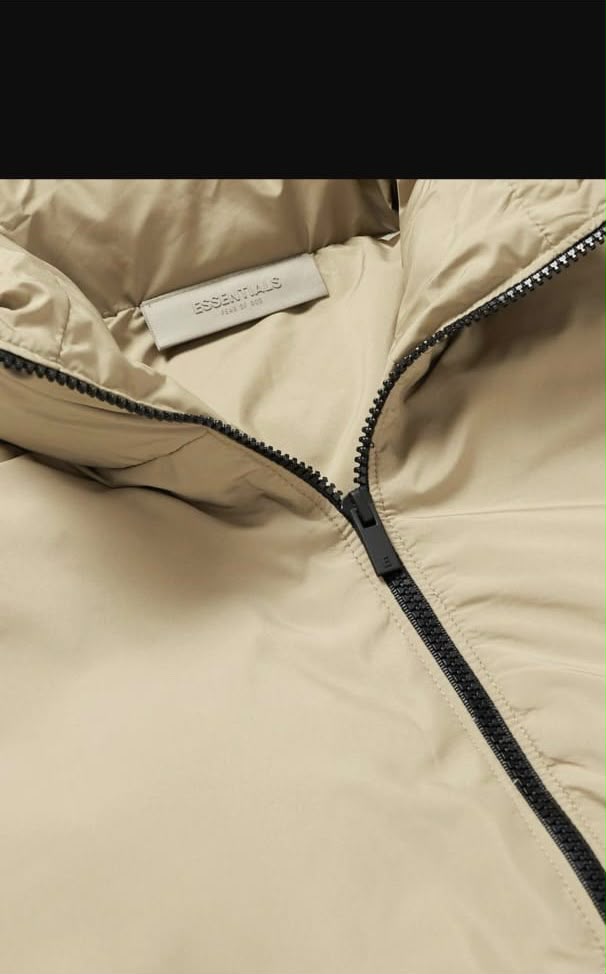 Branded Puffer Jacket ( Khaki )