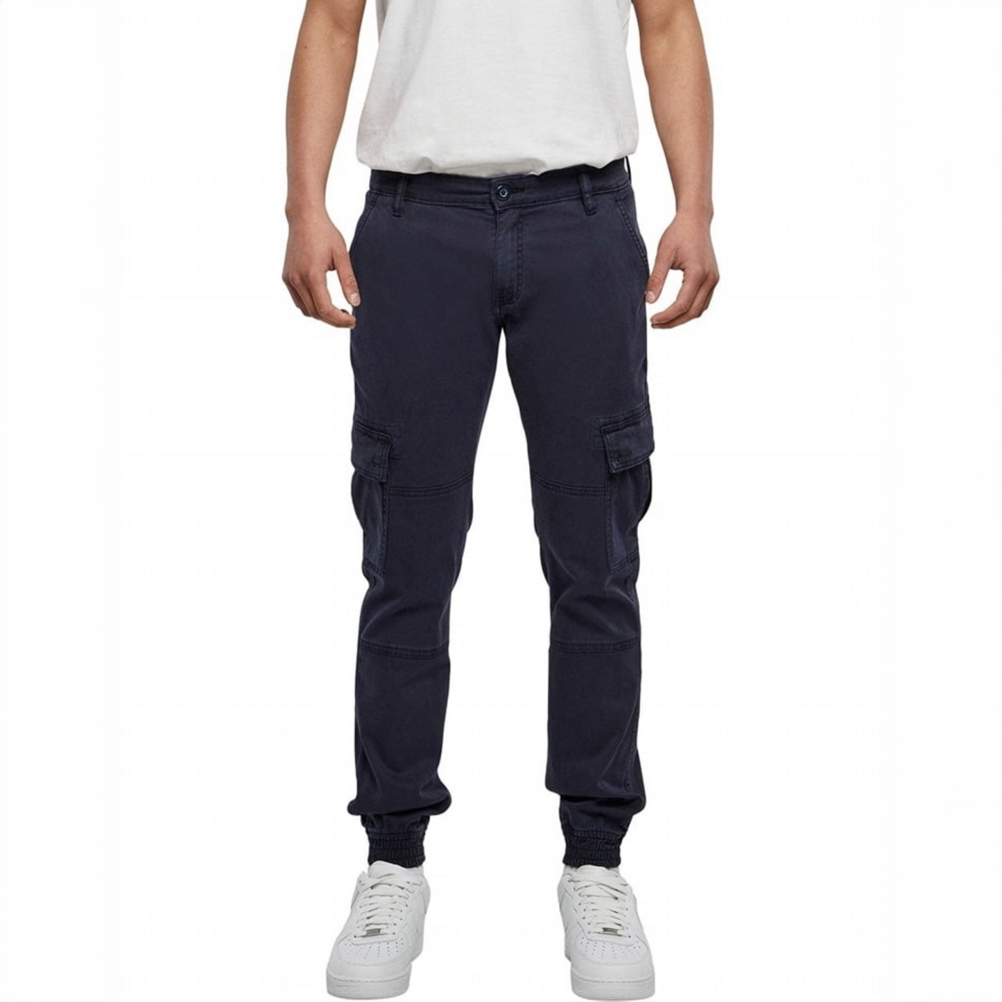 Branded Mens Cargo Pants- Navy