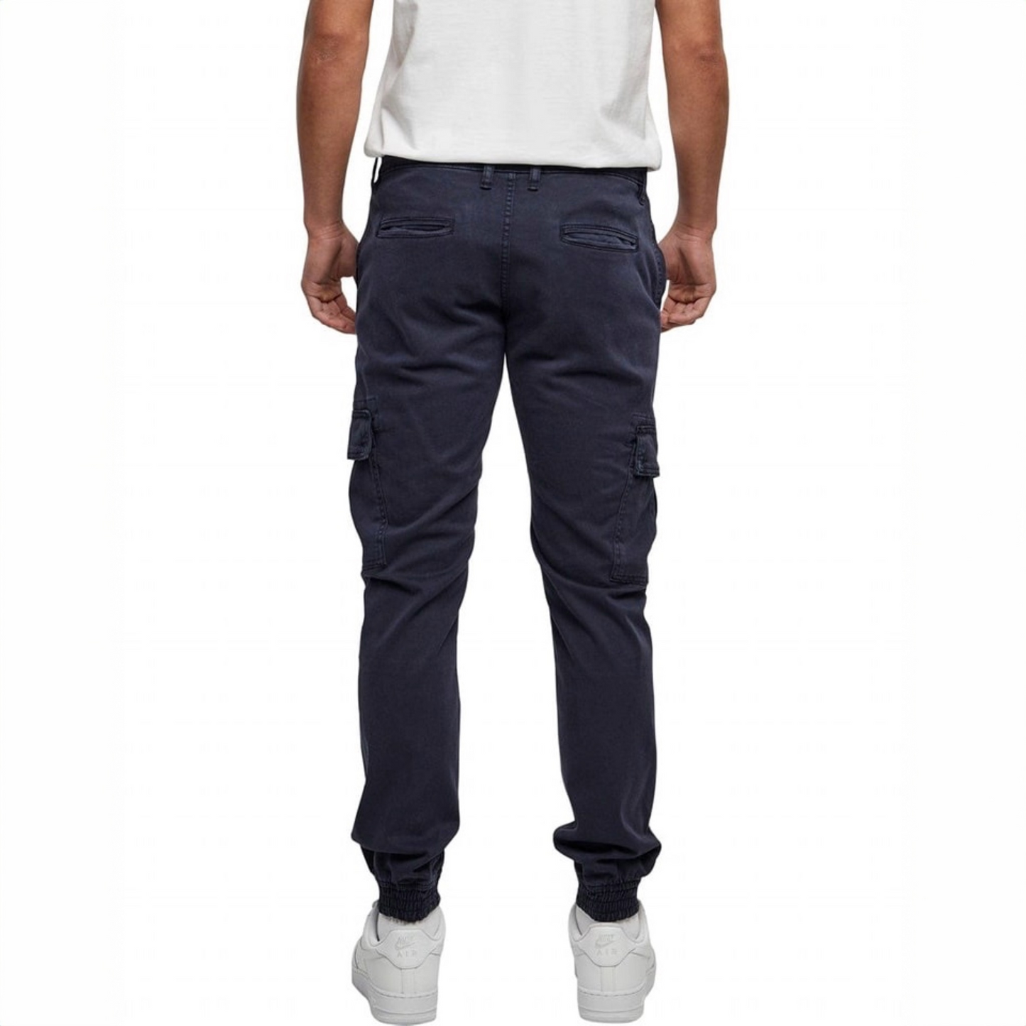 Branded Mens Cargo Pants- Navy