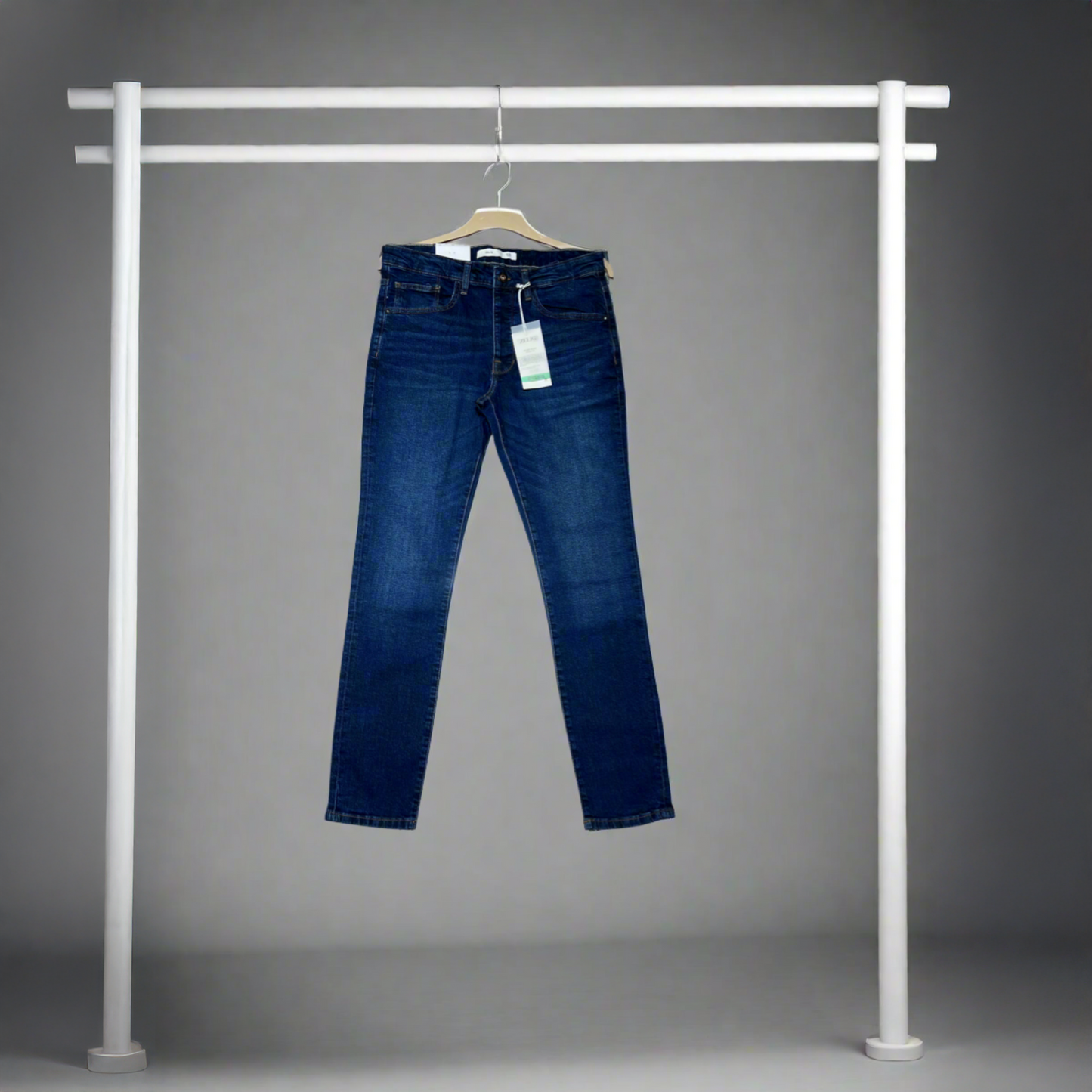 Zelig Mens Skinny Jeans - Dark Blue